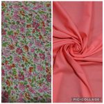 Small pink flowers and coral