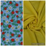 Strawberries and buttercup